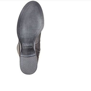 BELLA VITA Womens Gray Cushioned Rebecca Ii Round Toe Zip-Up Boots Shoes M
